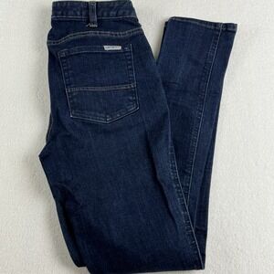 Carhartt Slim‎ Fit Skinny Leg Jeans Size 2 R Blue Dark Wash Stretch
